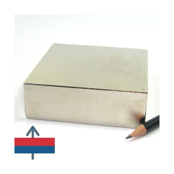 Неодимов магнит блок 90 x 90 x 30 мм 2