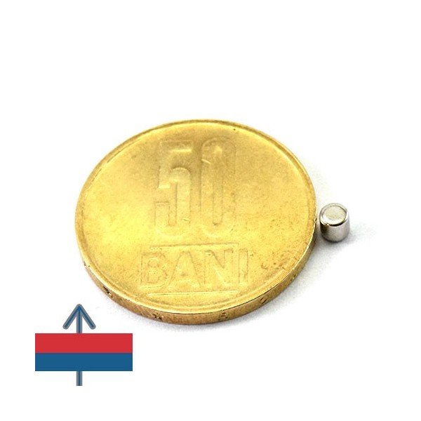 Magnet neodim cilindru 03 x 03 mm 2