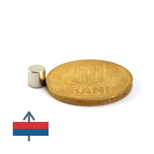 Неодимов магнит цилиндър 5 x 5 мм 3