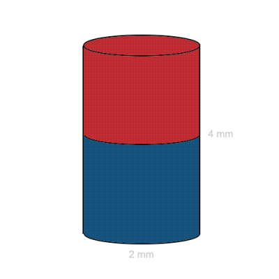 Magnet neodim cilindru 02 x 04 mm C