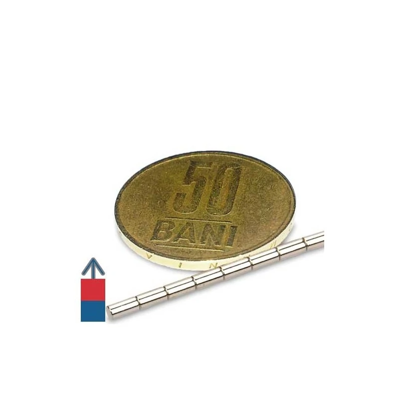Magnet neodim cilindru 02 x 04 mm 2
