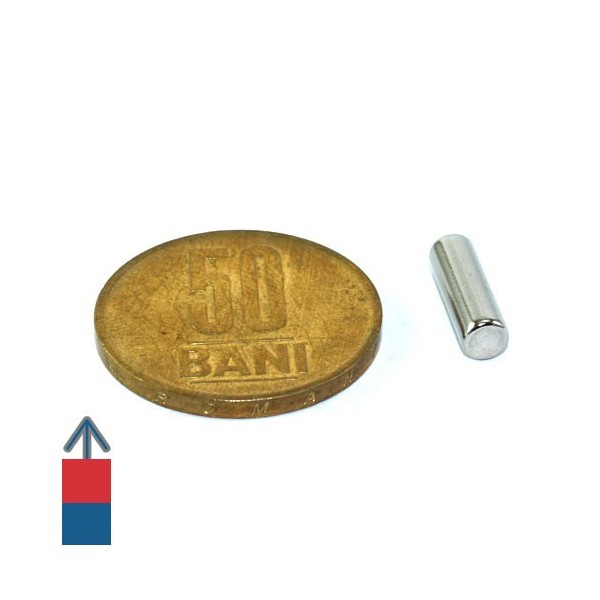 Magnet neodim cilindru 04 x 13 mm 1