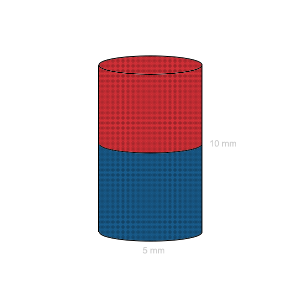 Magnet neodim cilindru 05 x 10 mm C