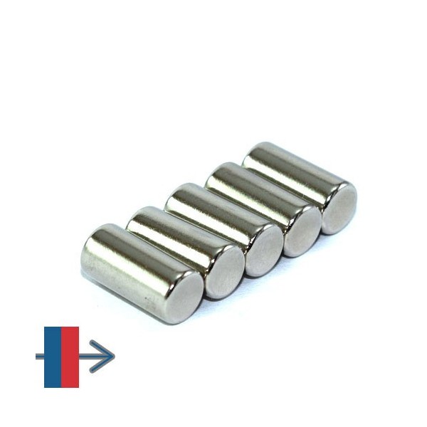 Неодимов магнит цилиндър 5 x 10 мм 8