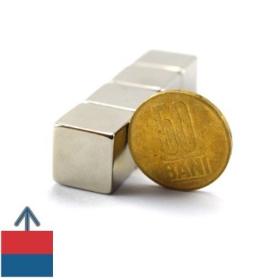 Magnet neodim cub 15 mm 6