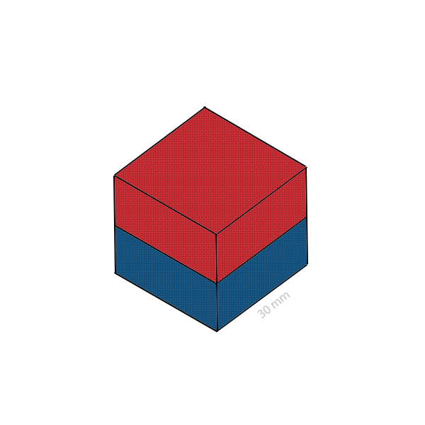 Magnet neodim cub 30 mm C