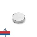 Неодимов магнит диск 12 x 0.4 мм с магнитизация